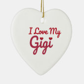 Gigiクリスマスオーナメント – Gigi Gift セラミックオーナメント (右)
