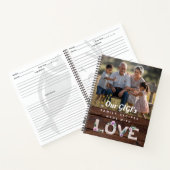 Gigiファミリレシピ – 写真と文字の追加 ノートブック (内部)