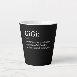 Gigi定義T女性Gigiギフトグランマ誕生日 カフェラテマグ
