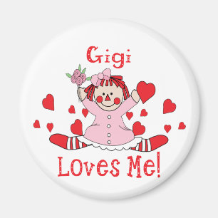 Gigi愛の私縫いぐるみ人形 マグネット