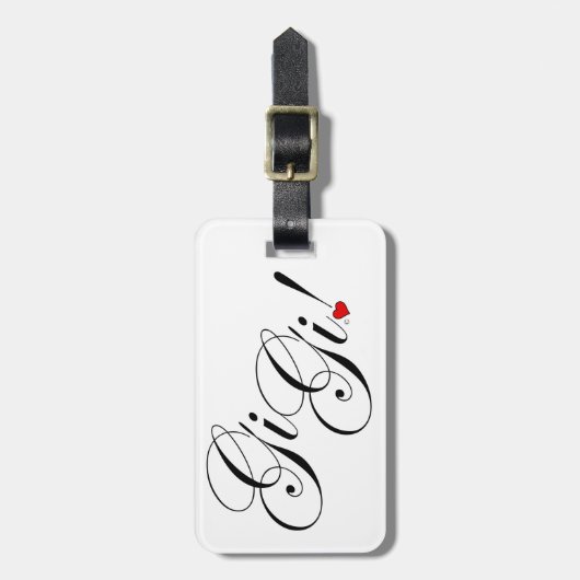 GiGi ラゲッジタグ (正面縦)