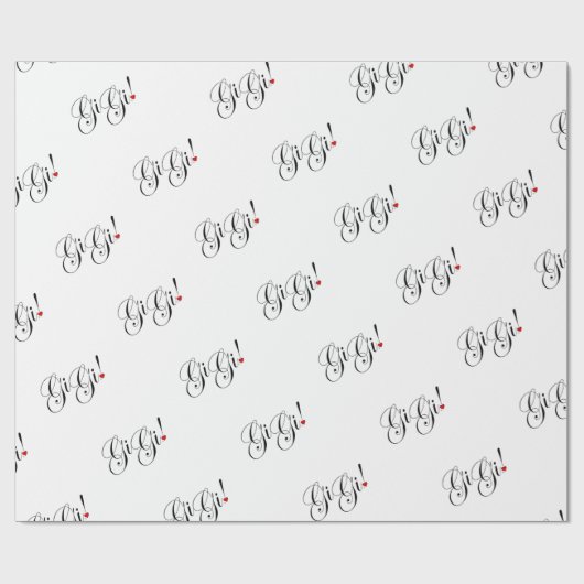 GiGi ラッピングペーパー (フラット)