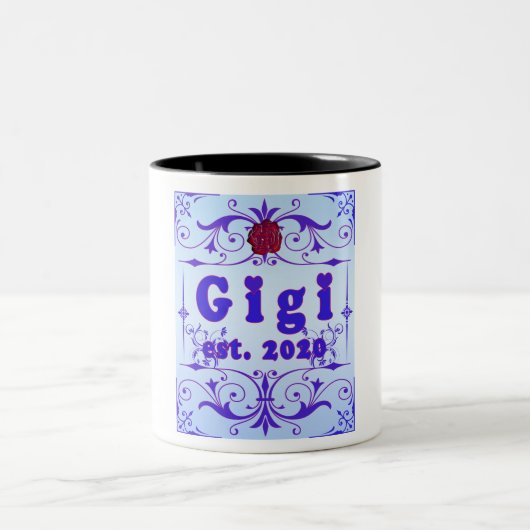 GiGi 2020の特別版 ツートーンマグカップ (中央)