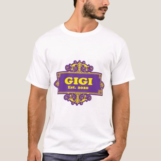 GiGi 2020の特別版 Tシャツ (正面)