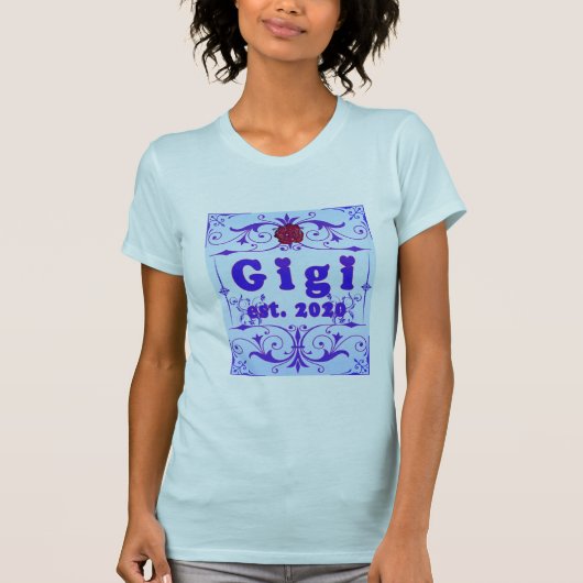GiGi 2020の特別版 Tシャツ (正面)