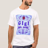 GiGi 2020の特別版 Tシャツ (正面)