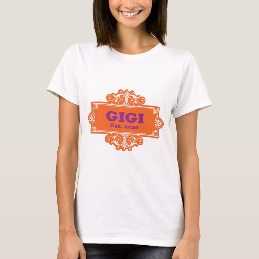 GiGi 2020の特別版 Tシャツ (正面)