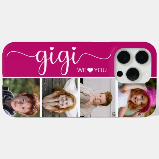 Gigi 4 写真 Case-Mate iPhoneケース (裏面 (横))
