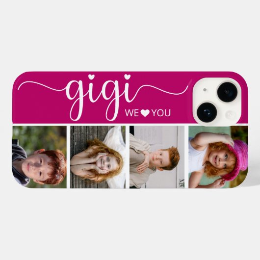 Gigi 4 写真 Case-Mate iPhoneケース (裏面 (横))