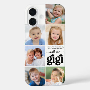 Gigi 5枚フォトコラージュ オーダーメイド iPhone 16ケース
