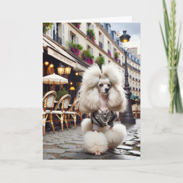 GiGi a Paris Poodle  カード