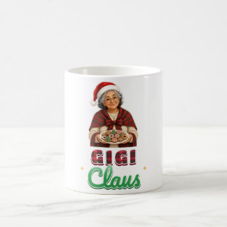 Gigi Claus タータンチェロキークリスマスおばあちゃんマグ コーヒーマグカップ