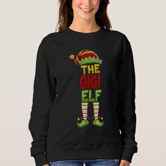 Gigi ELF Family Matching Group Christmas Pajamas スウェットシャツ (正面)