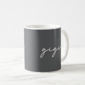 Gigi Est 20XX Mug – Personalized Grandma Gift      コーヒーマグカップ (正面右)
