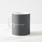 Gigi Est 20XX Mug – Personalized Grandma Gift      コーヒーマグカップ (正面左)