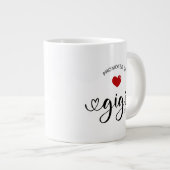 Gigi Established New Grandmother Gift ジャンボコーヒーマグカップ (正面右)