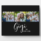 Gigi Established Script ブラック 3 写真 フォトプラーク (正面)