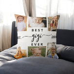 Gigi Ever最高の - Sogles Photo Collage クッション<br><div class="desc">こ祝の孫と最高のの「GiGi Everパーソナライズされた」写真コラージュ装飾用クッション。この心のこもった贈り物は、特別な瞬間を捉えた大切な写真の美しいコラージュと心のこもったメッセージを補完する美しく配置されたコラージュを示す。柔らかい高品質生地で作られ、あらゆる宇宙に心地よいとスタイルを提供する。取り外し可能なカバーは機械洗浄可能で簡単に対して気に、耐久性を確保する。GiGiが孫との特別な絆を大切にし、見せるのに最適な記念の品。</div>