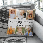 GiGi Ever最高の - Soldies Photo Collage クッション<br><div class="desc">こ祝の孫と最高のの「GiGi Everパーソナライズされた」写真コラージュ装飾用クッション。この心のこもった贈り物は、特別な瞬間を捉えた大切な写真の美しいコラージュと心のこもったメッセージを補完する美しく配置されたコラージュを示す。柔らかい高品質生地で作られ、あらゆる宇宙に心地よいとスタイルを提供する。取り外し可能なカバーは機械洗浄可能で簡単に対して気に、耐久性を確保する。GiGiが孫との特別な絆を大切にし、見せるのに最適な記念の品。</div>