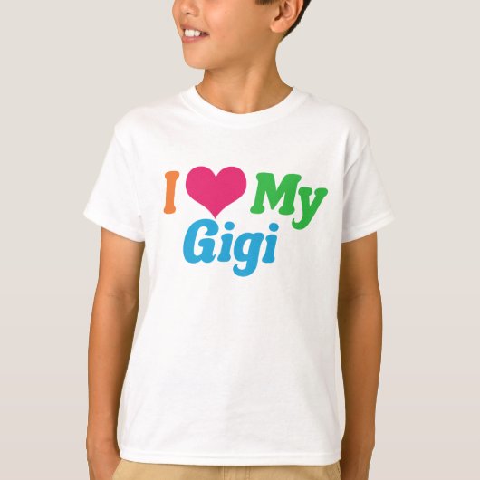 Gigi Kidsが大好き Tシャツ (正面)