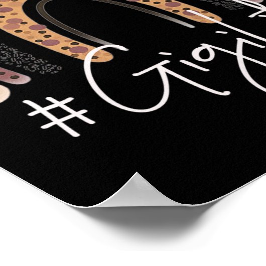 Gigi Lifeおばあちゃんチータヒョウ女性クリスマス ポスター (角)