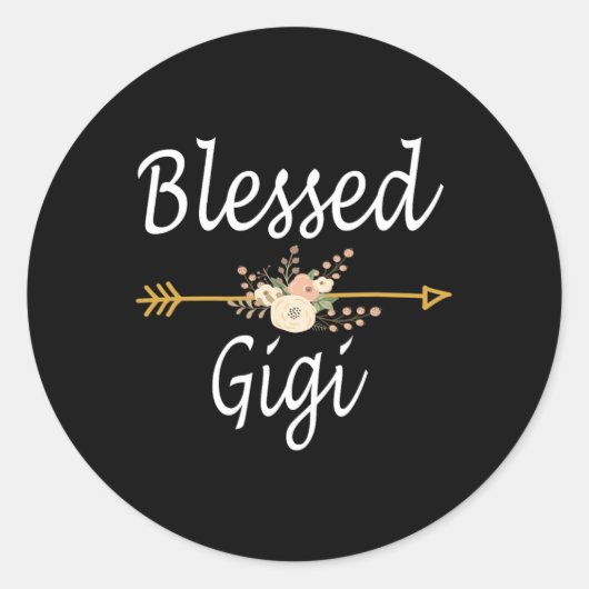 Gigi Mothers賛美 Day Gift ラウンドシール (正面)