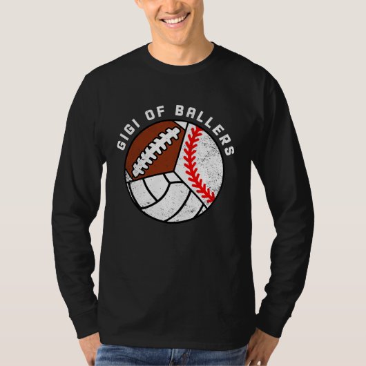 Gigi Of Ballers Baseball Volleyball Football Gigi Tシャツ (正面)