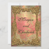 Gigifaraフォーマル結婚式招待状5.5 x 7.5インチ 招待状 (裏面)