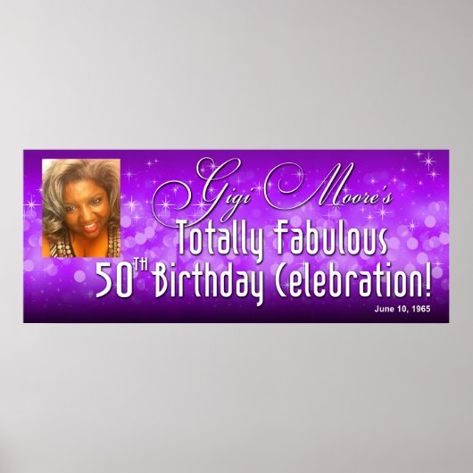 Gigi's Bomshell Sparkleバきらきら光るナー40.5 x 16.5 ポスター (正面)