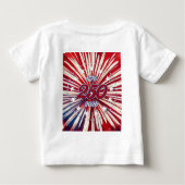 Gigi's Little Firecracker! USA 250 花火  ベビーTシャツ (裏面)