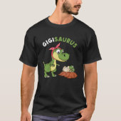 Gigisaurus Cute Gigi 4 Kids Dinosaur rex Mother s  Tシャツ (正面)