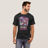 Gigisaurus T Rex Dinosaur Family Matching Gigi Sau Tシャツ (正面フル)