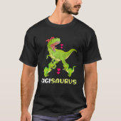 Gigisaurus T Rex Dinosaur Gigi Saurus Family Tシャツ (正面)