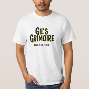 GilのGrimoireのシンプルで写実的なティー Tシャツ