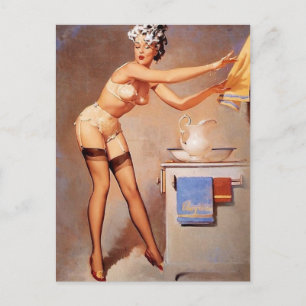 Gil Elvgren – アイキャッチャー – ヴィンテージピン留め ポストカード