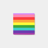 Gilbert Baker’s 9-Stripe Rainbow Flag ポストイット (正面)