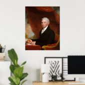 Gilbert Stuartによるジェームズ・モンロー米大統領 ポスター (ホームオフィス)