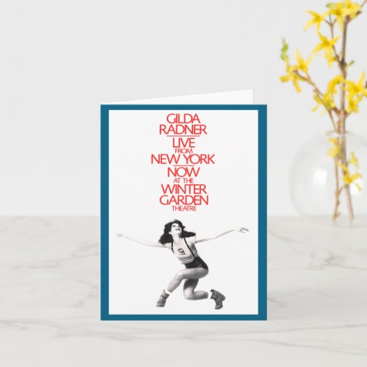 Gilda Radner Live From New York  カード (黄色い花)