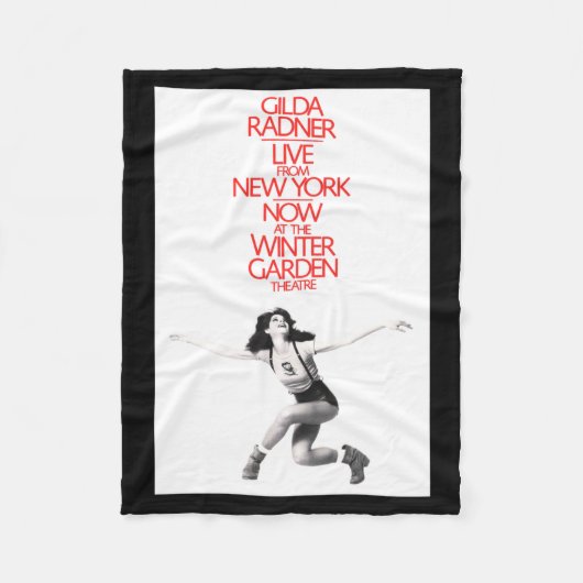 Gilda Radner Live From New York  フリースブランケット (正面)