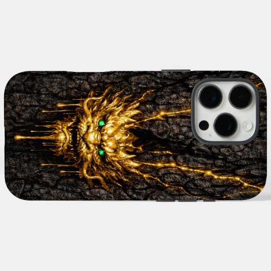 Gilded Bark Liquid Gold Dragon Case-Mate iPhoneケース (裏面 (横))