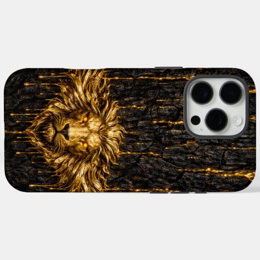 Gilded Bark Liquid Gold Lion Case-Mate iPhoneケース (裏面 (横))