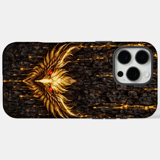 Gilded Bark Liquid Gold Phoenix  Case-Mate iPhoneケース (裏面 (横))