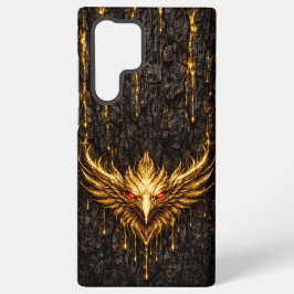 Gilded Bark Liquid Gold Phoenix Samsung Galaxy S22 Ultraケース