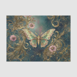 Gilded Butterfly Garden - Art Nouveau Garden 薄葉紙