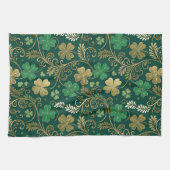 Gilded Clover Flourish キッチンタオル (横)