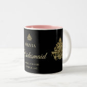 Gilded Elegance Bridesmaid ツートーンマグカップ (正面右)