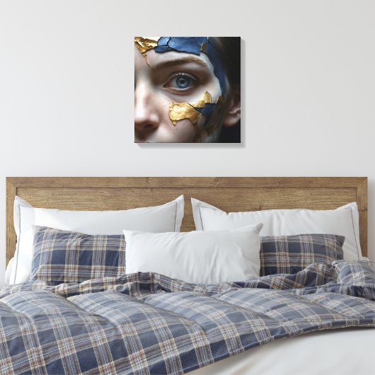 Gilded Fracture キャンバスプリント (インサイチュ (寝室))