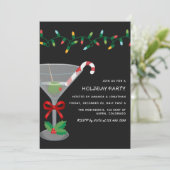 Gilded Glam Christmas Holiday Cocktail Party 招待状 (スタンド正面)