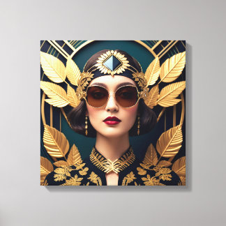 Gilded Glamour キャンバスプリント