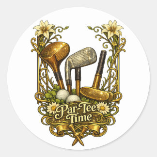Gilded Golf Par-Tee Time ラウンドシール